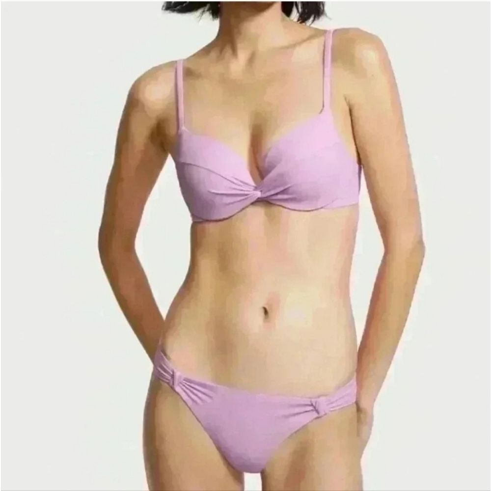 Mix-And-Match Twist Removable Push-Up Bikini - image 1